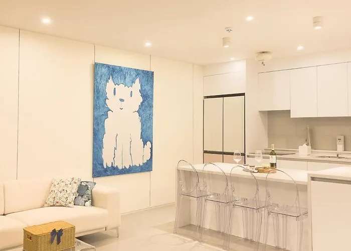 Appartement 이터널 블루 선샤인 O풀빌라o오션뷰o핀란드식사우나o송도 케이블카o Busan