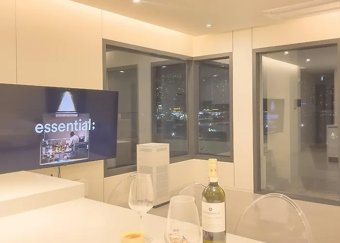 이터널 블루 선샤인 O풀빌라o오션뷰o핀란드식사우나o송도 케이블카o Appartement *