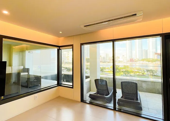 이터널 블루 선샤인 O풀빌라o오션뷰o핀란드식사우나o송도 케이블카o Appartement